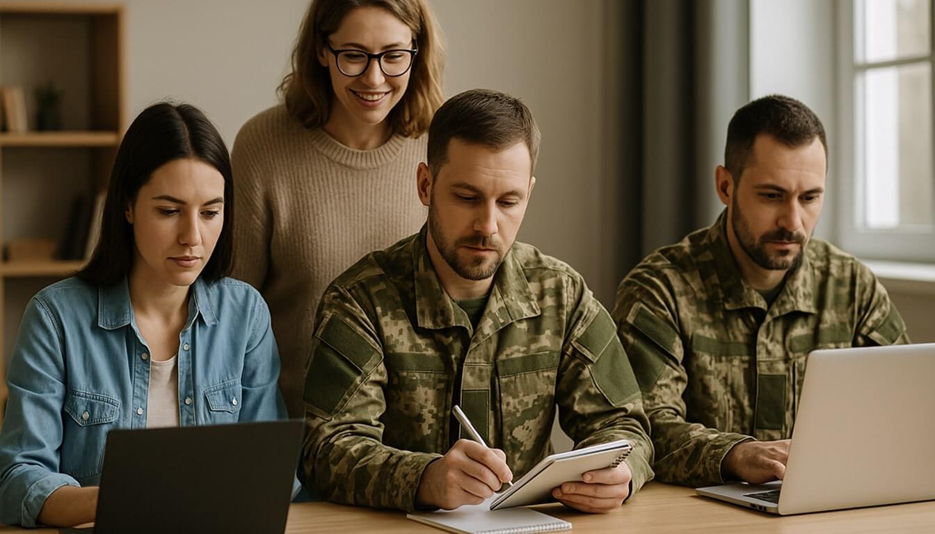 Ветеранське коло від Prometheus Plus: безплатна програма професійного розвитку для військових, ветеранів і їхніх родин